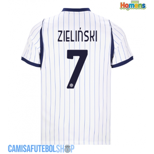 Camisa de time de futebol Inter Milan Piotr Zielinski #7 Replicas 2º Equipamento 2026-27 Manga Curta